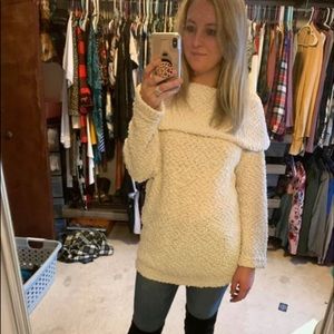 Oversize popcorn sweater small